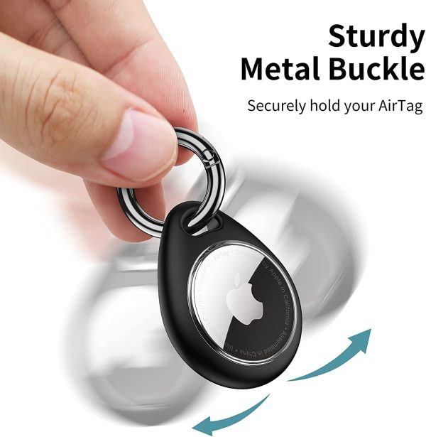 UBNU386-3.jpg 4-Pack AirTag Case with Keychain